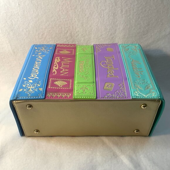 Disney Loungefly Stitch Shoppe Princess Books Volume 2 Crossbody Bag Purse NoPin - Picture 7 of 9